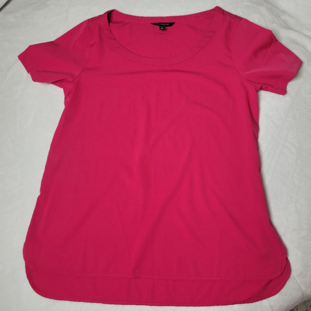 Pink banana republic blouse
